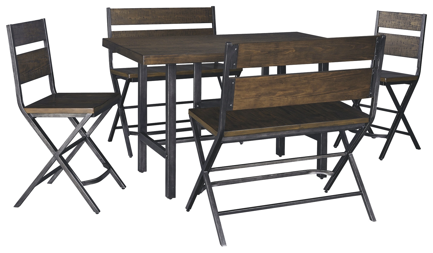 Ashley furniture store industrial dining table