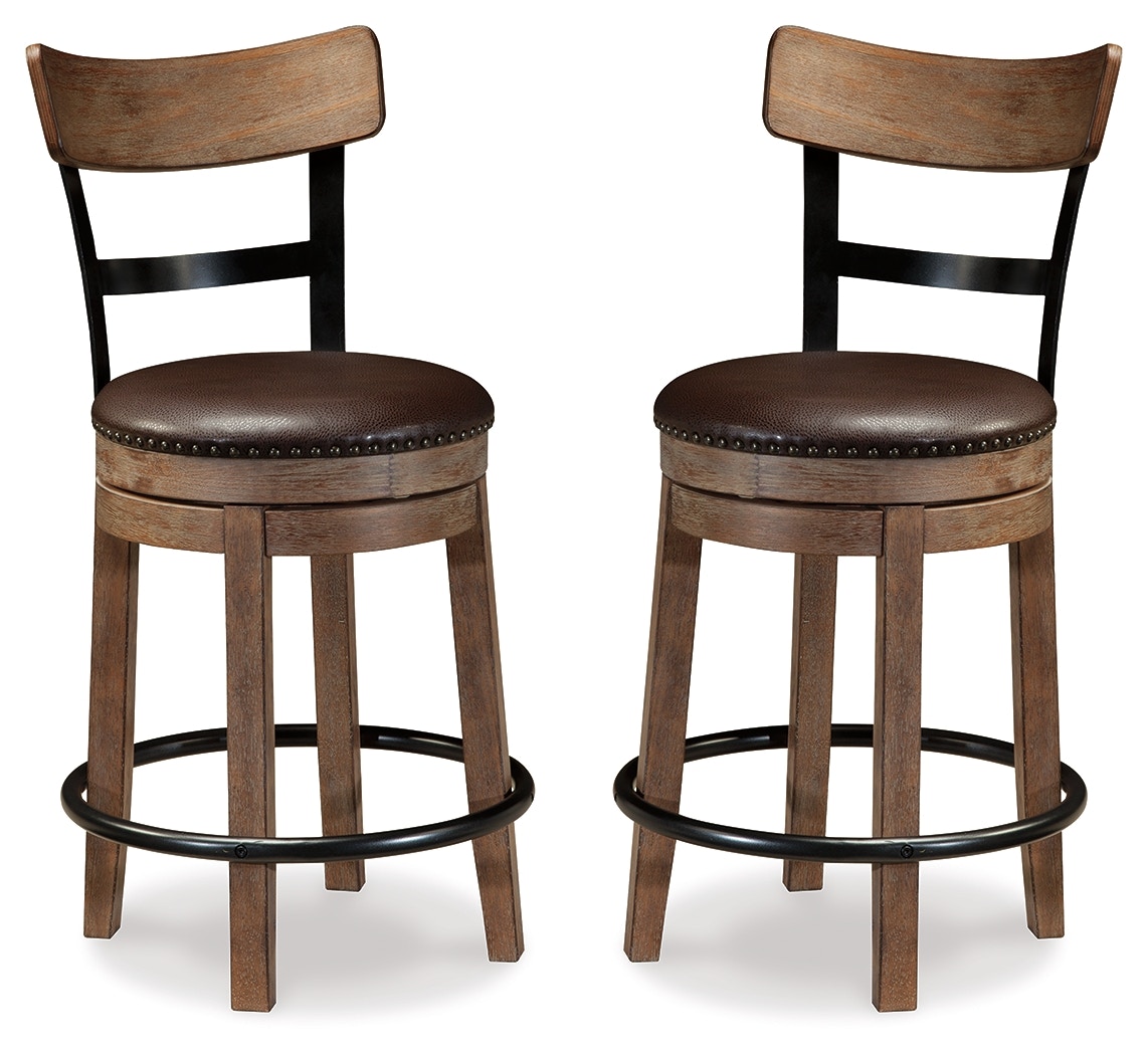 Signature Design by Ashley Bar and Game Room Pinnadel Counter Height Bar Stool (Set of 2)