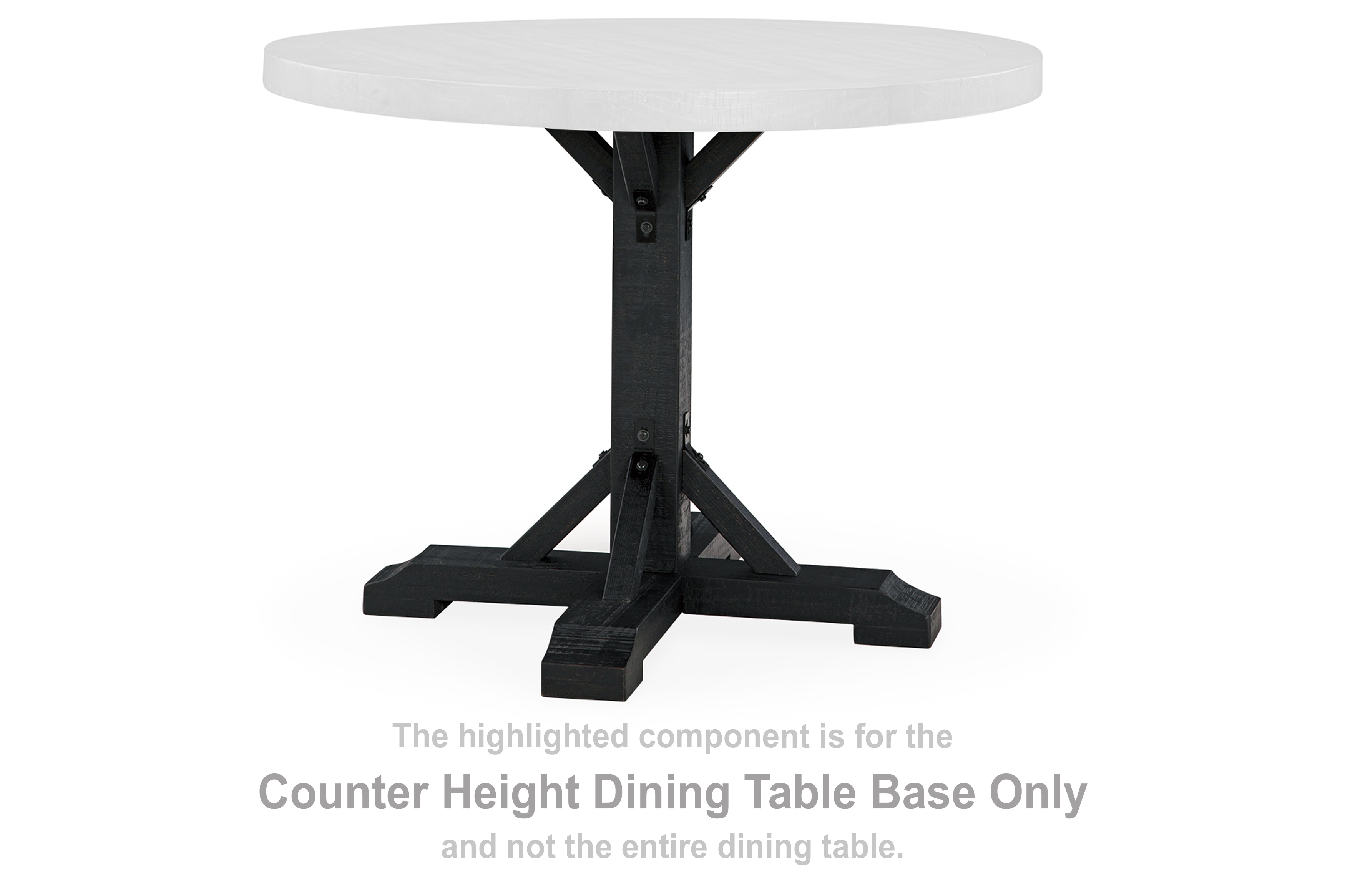 Ashley Valebeck Valebeck Counter Height Dining Table Base D546-23B ...