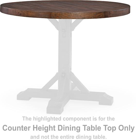 Signature Design by Ashley Valebeck Counter Height Dining Table Top at Woodstock Furniture & Mattress Outlet