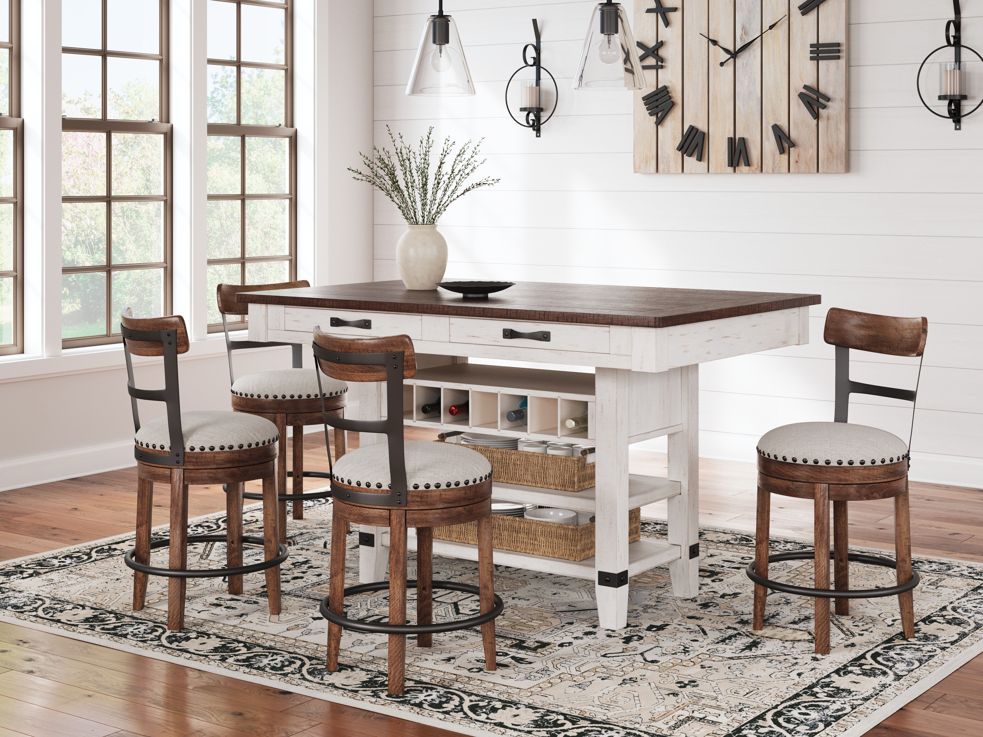 Signature Design by Ashley Casual Dining Valebeck Counter Height
