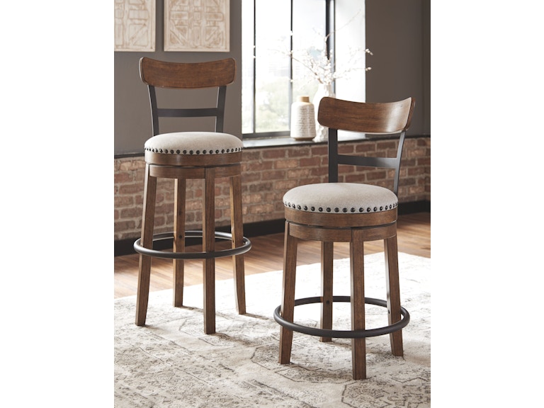 Ashley Valebeck Tall UPH Swivel Barstool (QTY 2) D546-430 - Portland