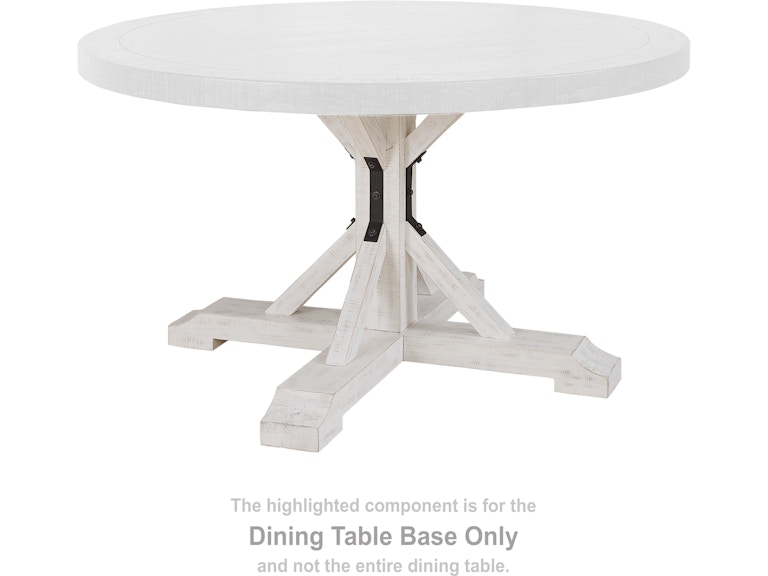 Signature Design by Ashley Valebeck Dining Table Base D546-50B at Woodstock Furniture & Mattress Outlet