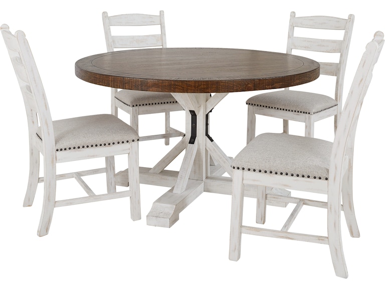 Signature Design by Ashley Valebeck 5-Piece Dining Package - Round Table & 4 Chairs D546 952889363