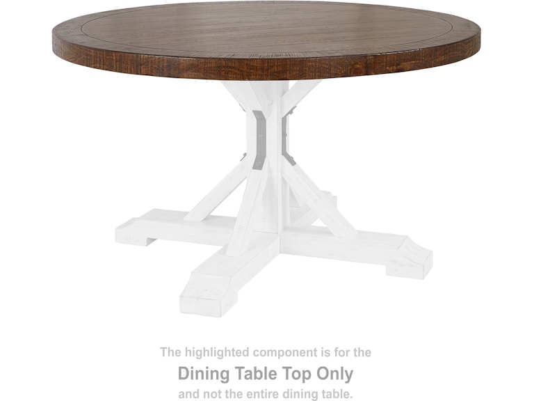 Signature Design by Ashley Valebeck Dining Table Top D546-50T at Woodstock Furniture & Mattress Outlet