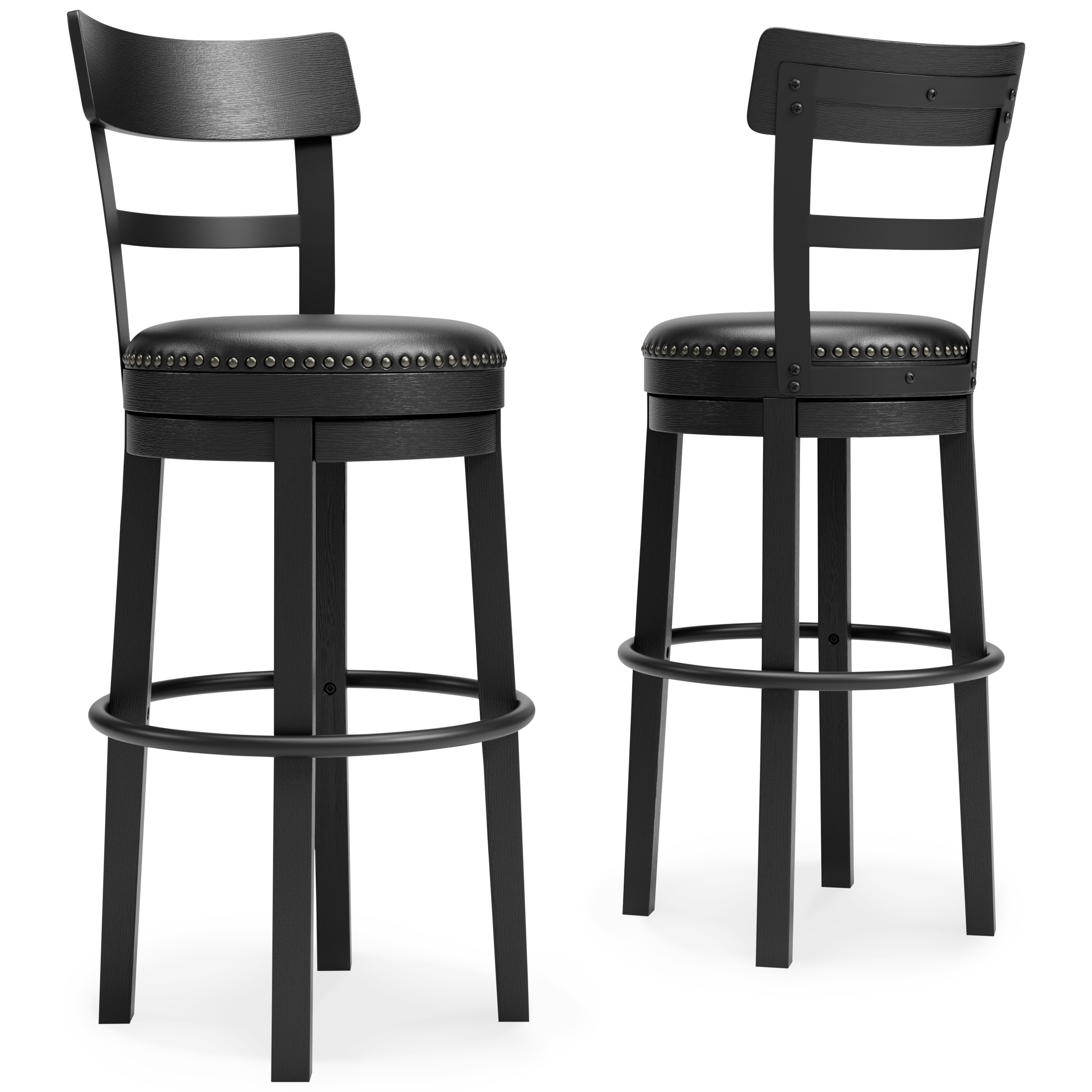 Valebeck upholstered swivel barstool hot sale