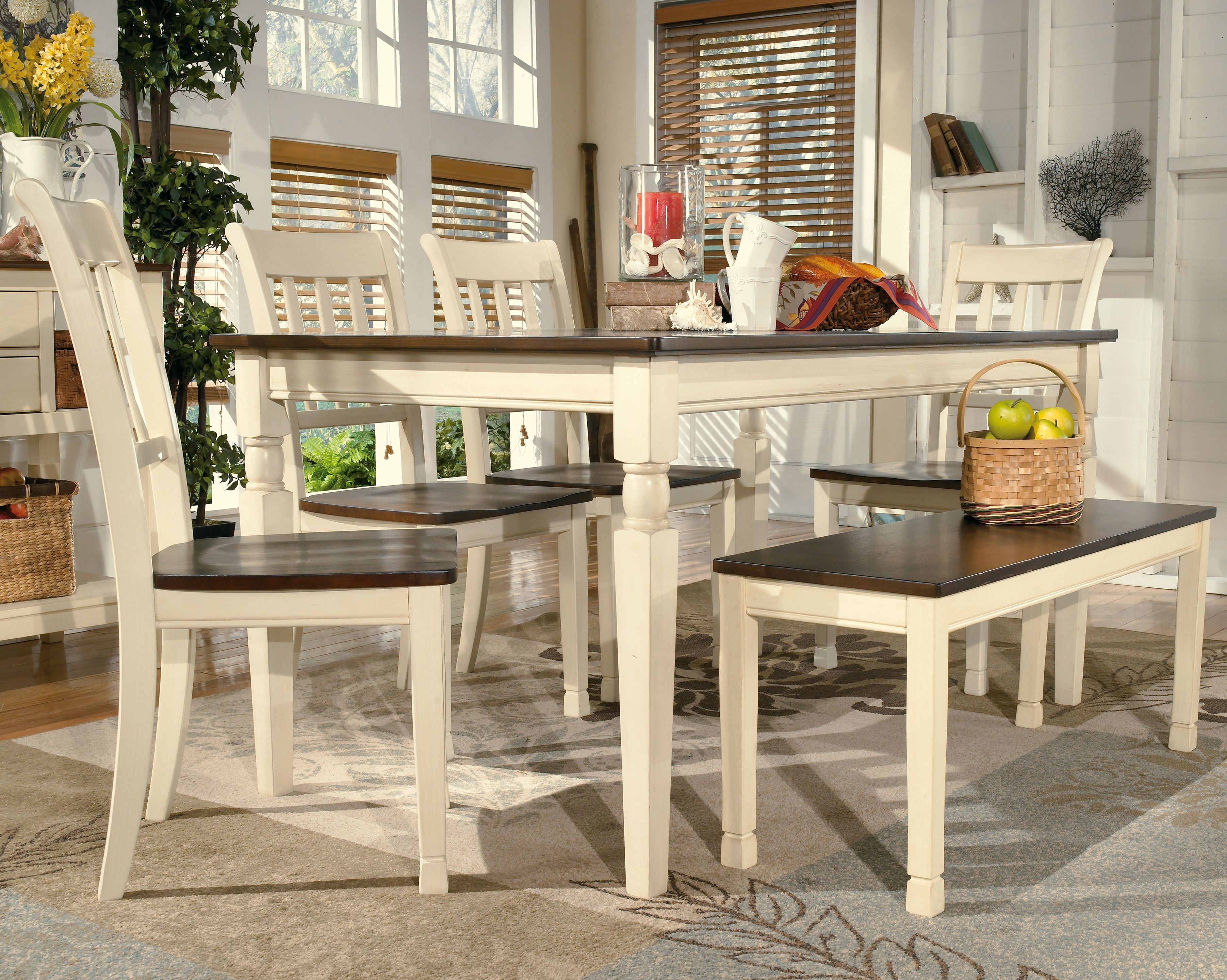 ashley whitesburg dining room table