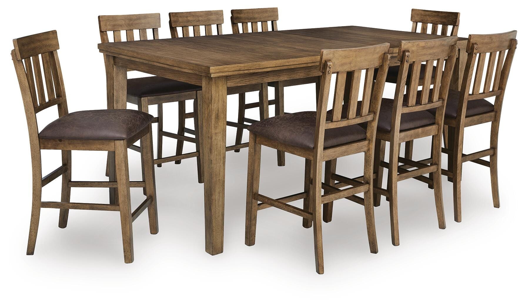 Signature Design by Ashley 9-Piece Dinning Package 