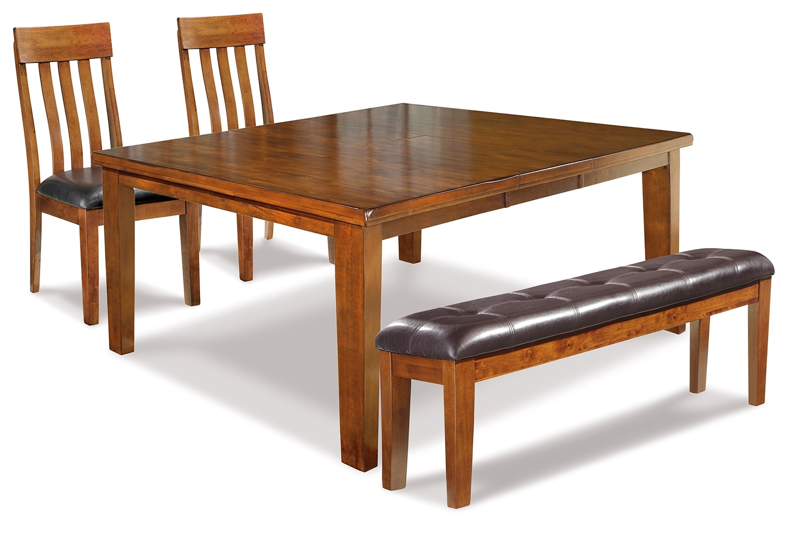 Dining table 2 chairs and bench set new arrivals