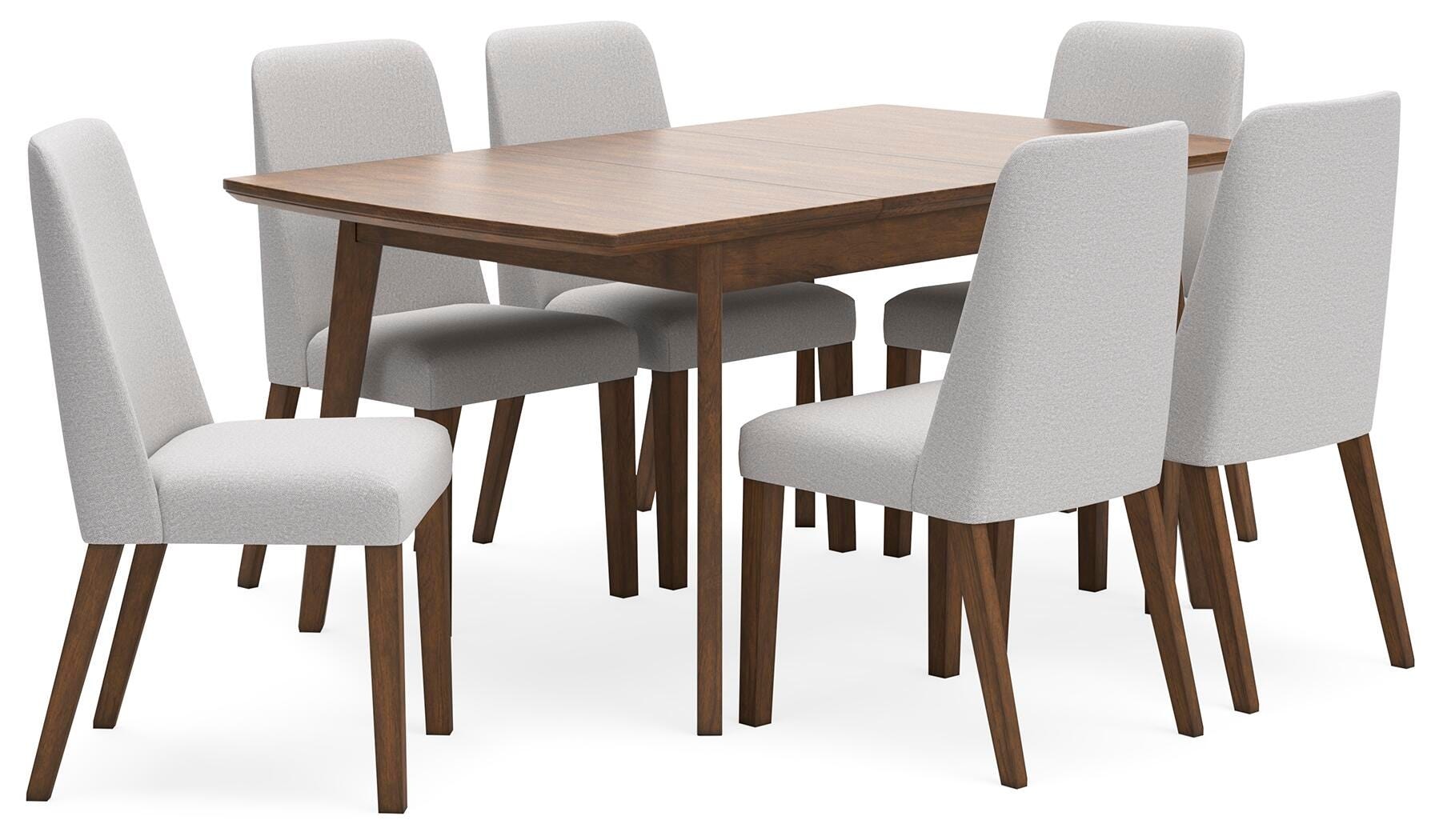 Signature Design by Ashley Lyncott Extension Dining Table and 6 Chairs D615D14