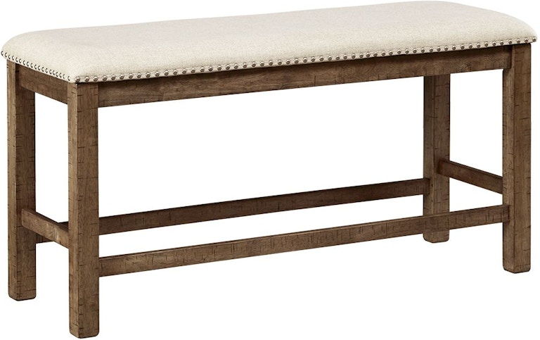 Signature Design by Ashley Moriville Counter Height Dining Room Cushioned Bench D631-09 D631-09