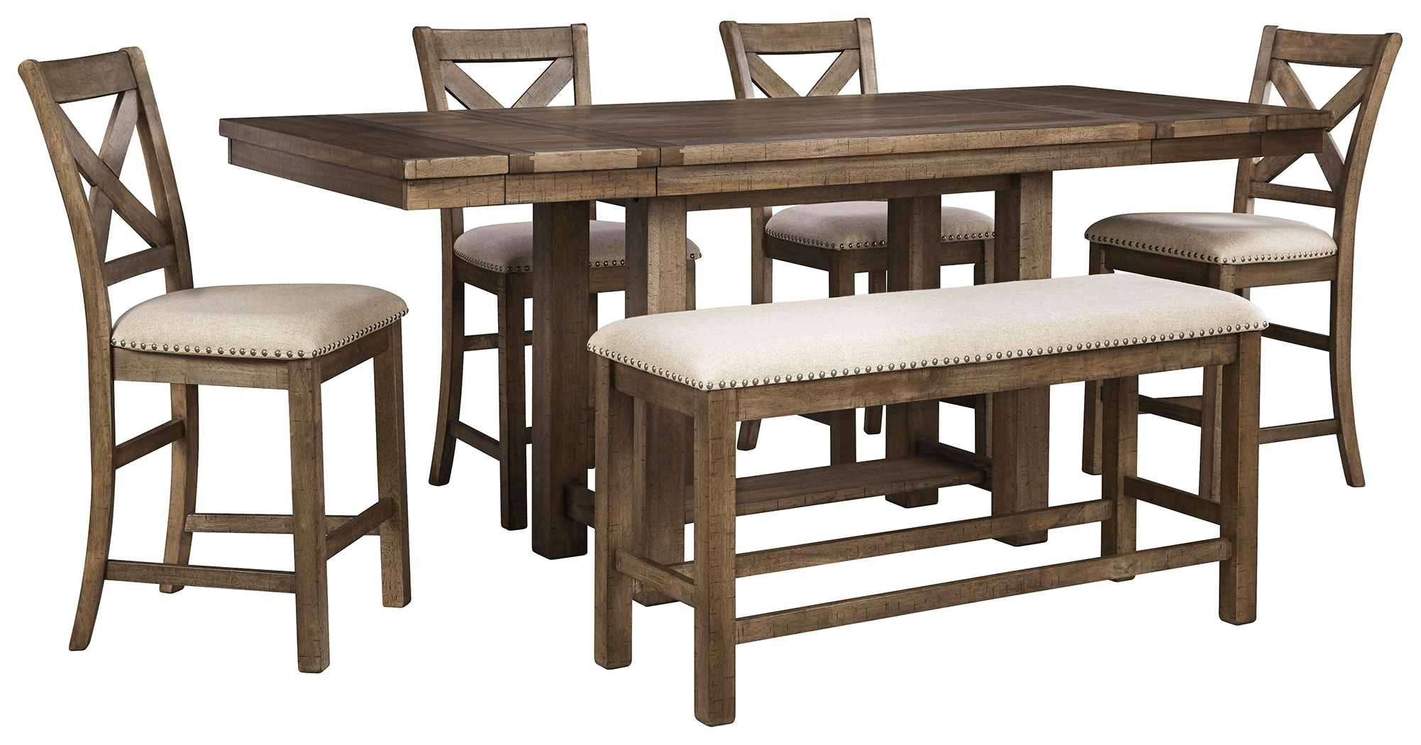 Signature Design by Ashley Casual Dining 6 Piece Counter Height