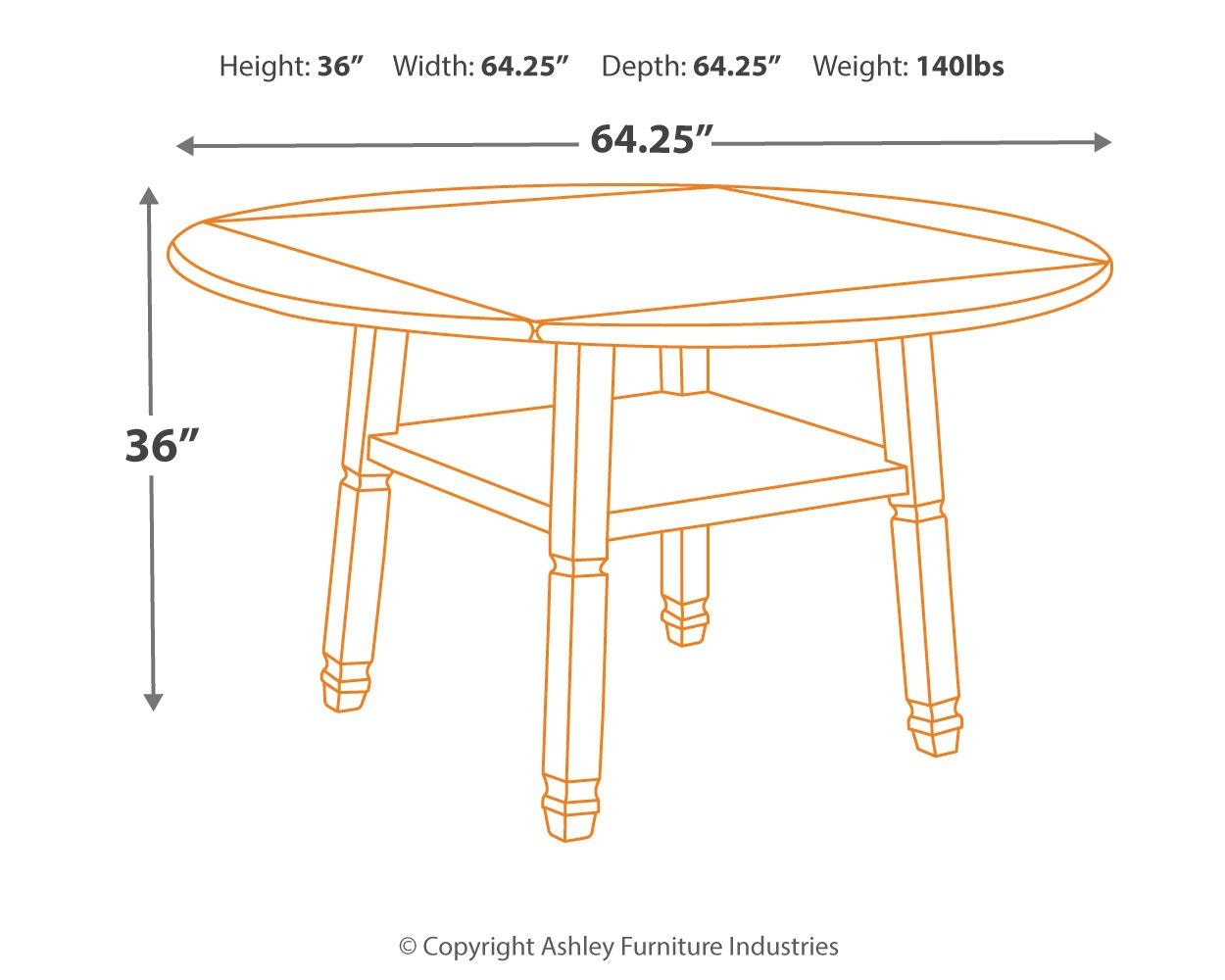 Ashley bolanburg round cheap drop leaf counter table