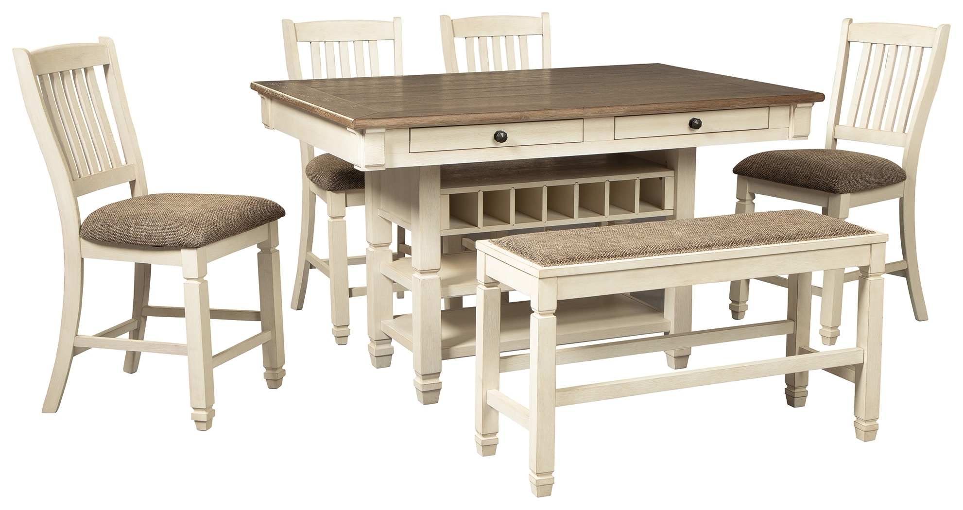 Bolanburg table deals with bench