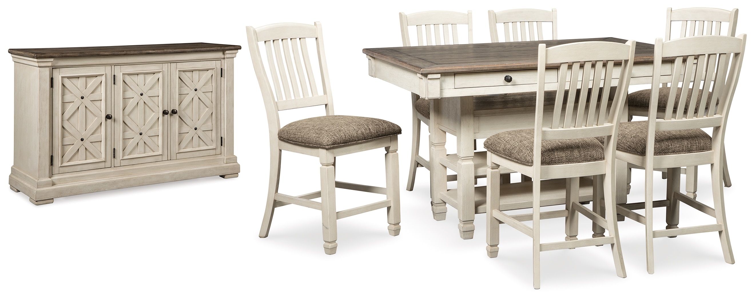 Bolanburg counter height dining table set discount
