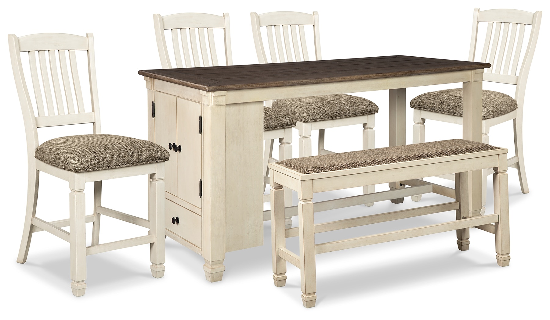 Ashley bolanburg counter height store dining set