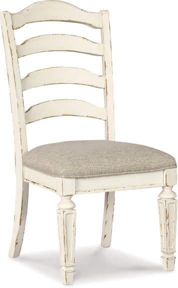 Signature Design by Ashley Realyn Upholstered Slat Back Dining Room Chair D743-01 D743-01