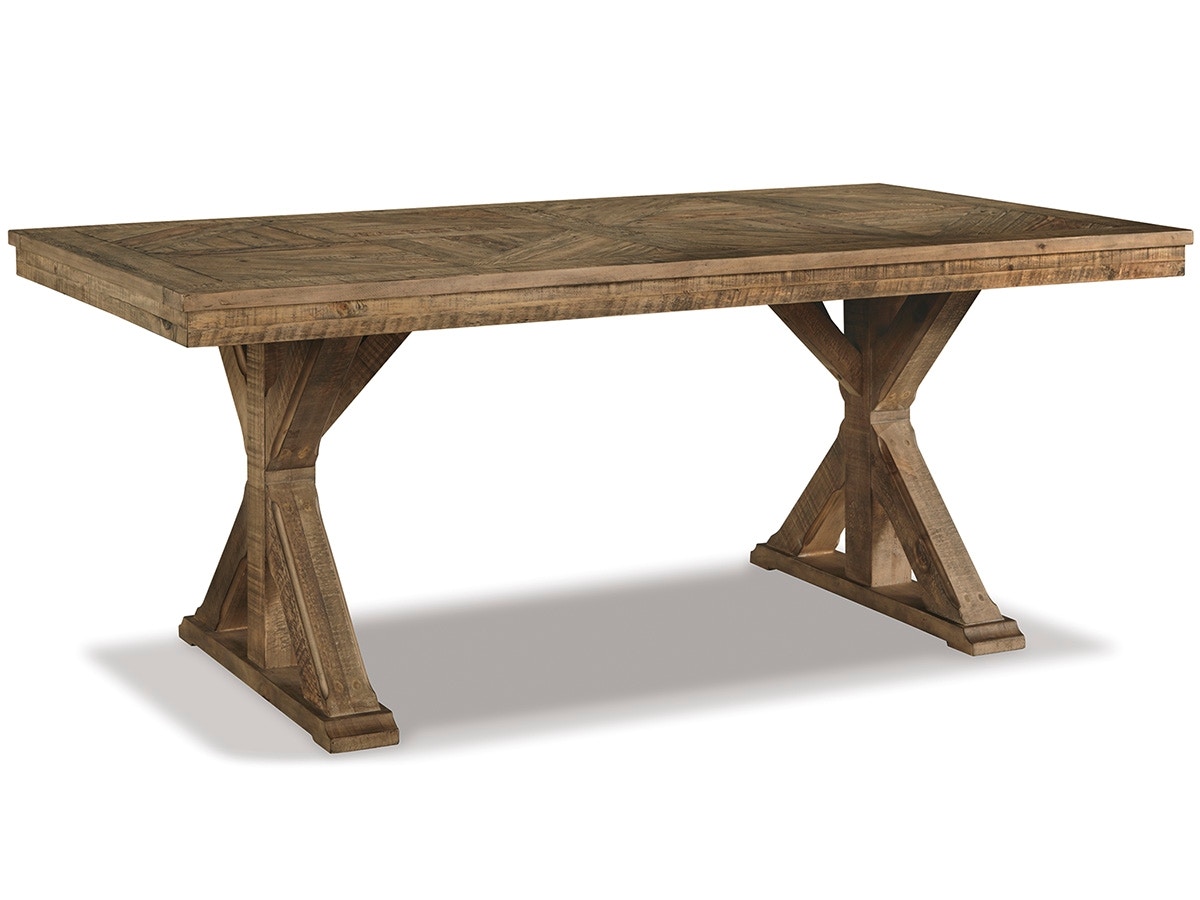 Farmhouse table with bench deals ashley furniture