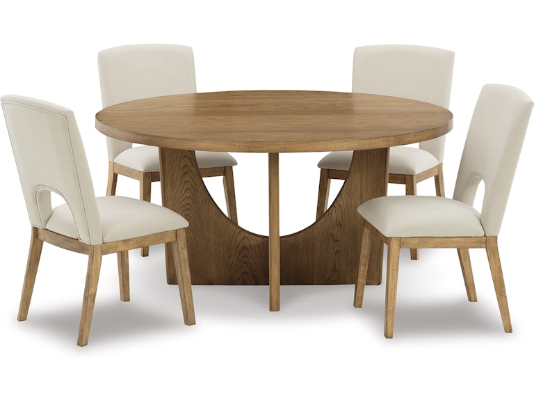 Signature Design by Ashley Dakmore Dining Table and 4 Chairs D783D1