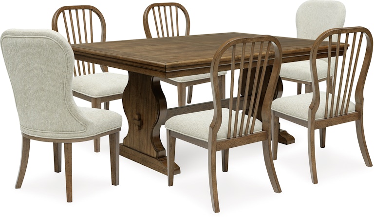 Benchcraft Sturlayne Dining Table and 6 Chairs D787D7