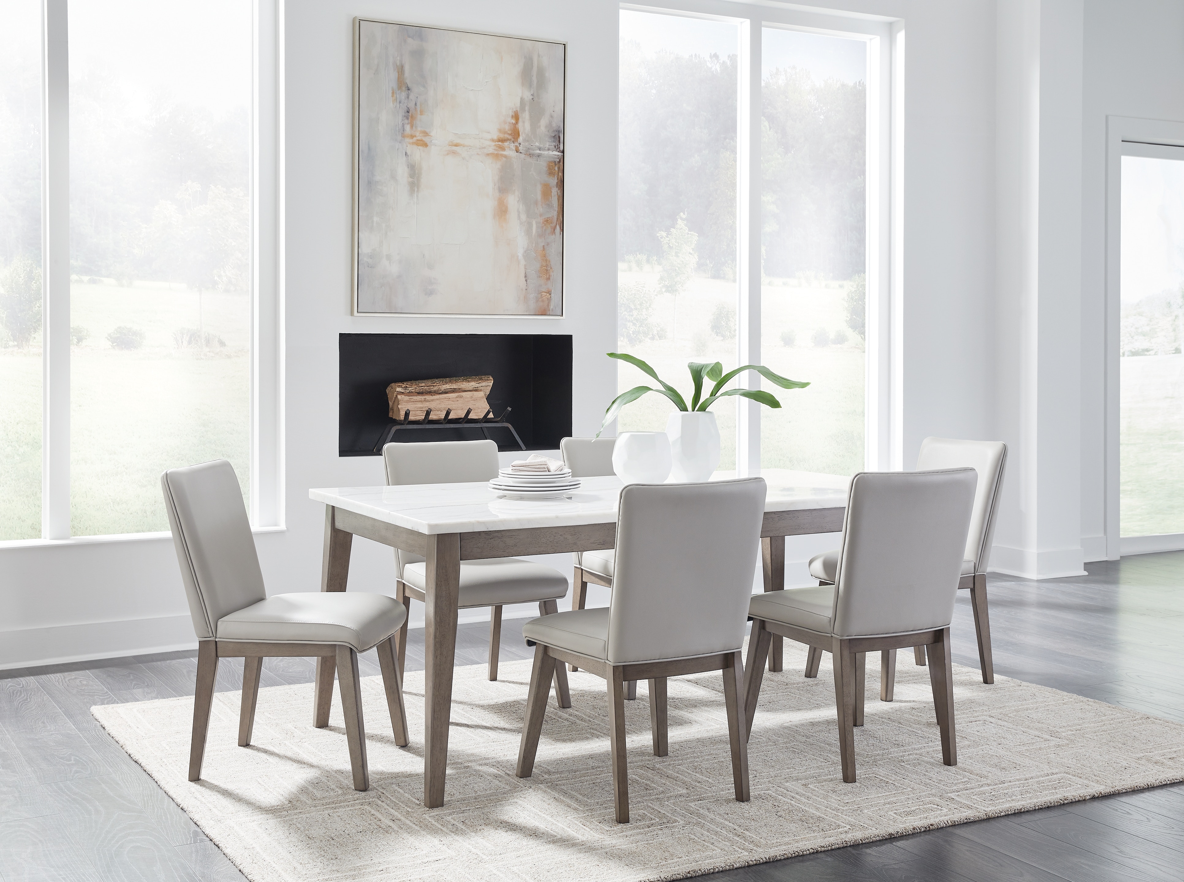 Signature Design by Ashley Casual Dining Loyaska Dining Table and