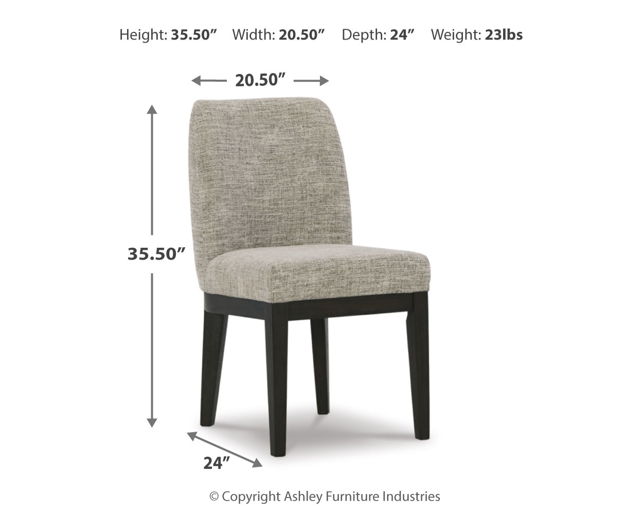 Signature Design by Ashley Casual Dining Burkhaus Dining Chair