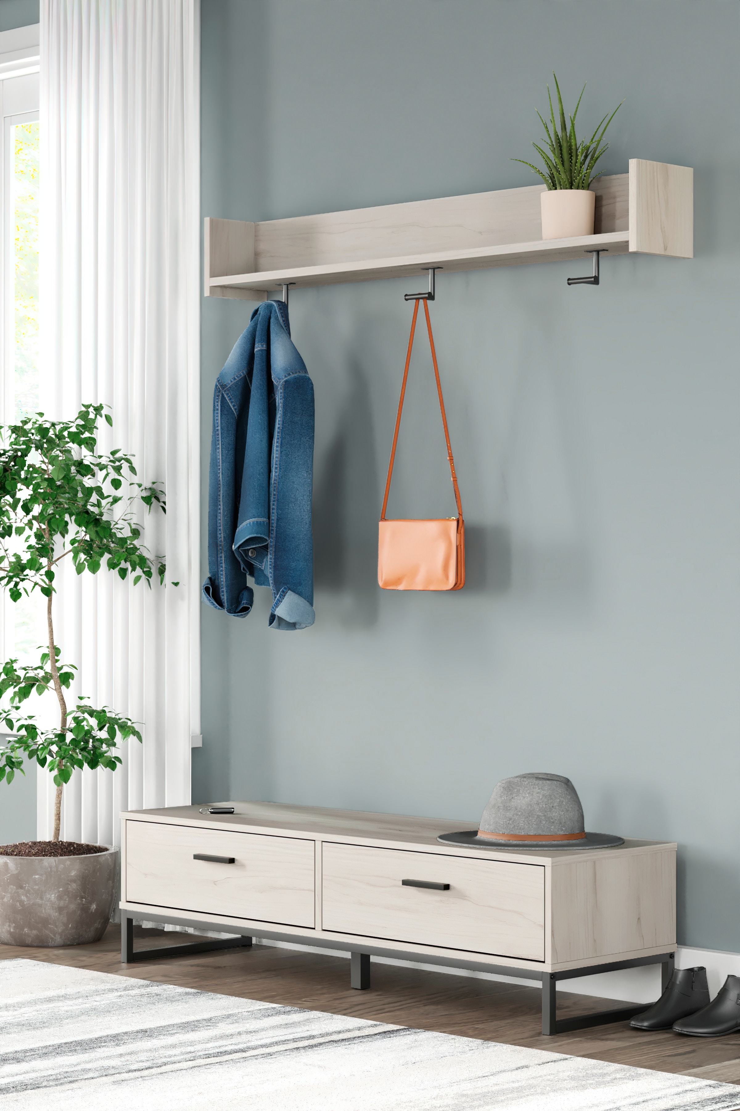 Ashley entryway bench discount