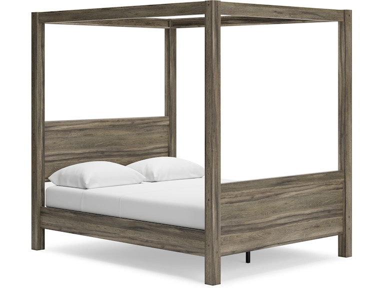 boksen Zaailing Hangen Shop our Shallifer Queen Canopy Bed by Signature Design by Ashley |  EB1104B3 | Joe Tahan's