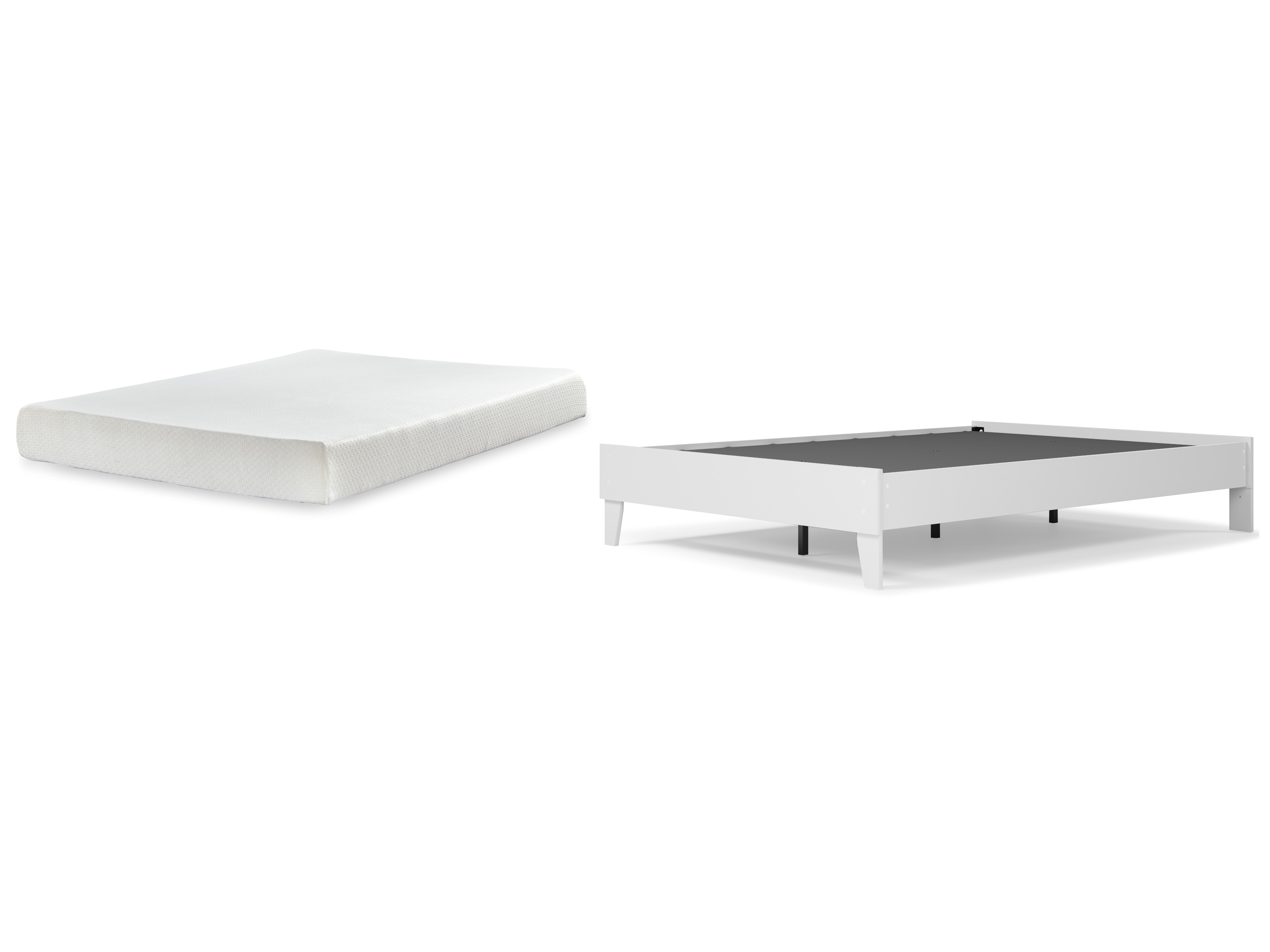 Signature Design by Ashley Bedroom Bed and Mattress Package PKG018385 Rice Furniture Saranac