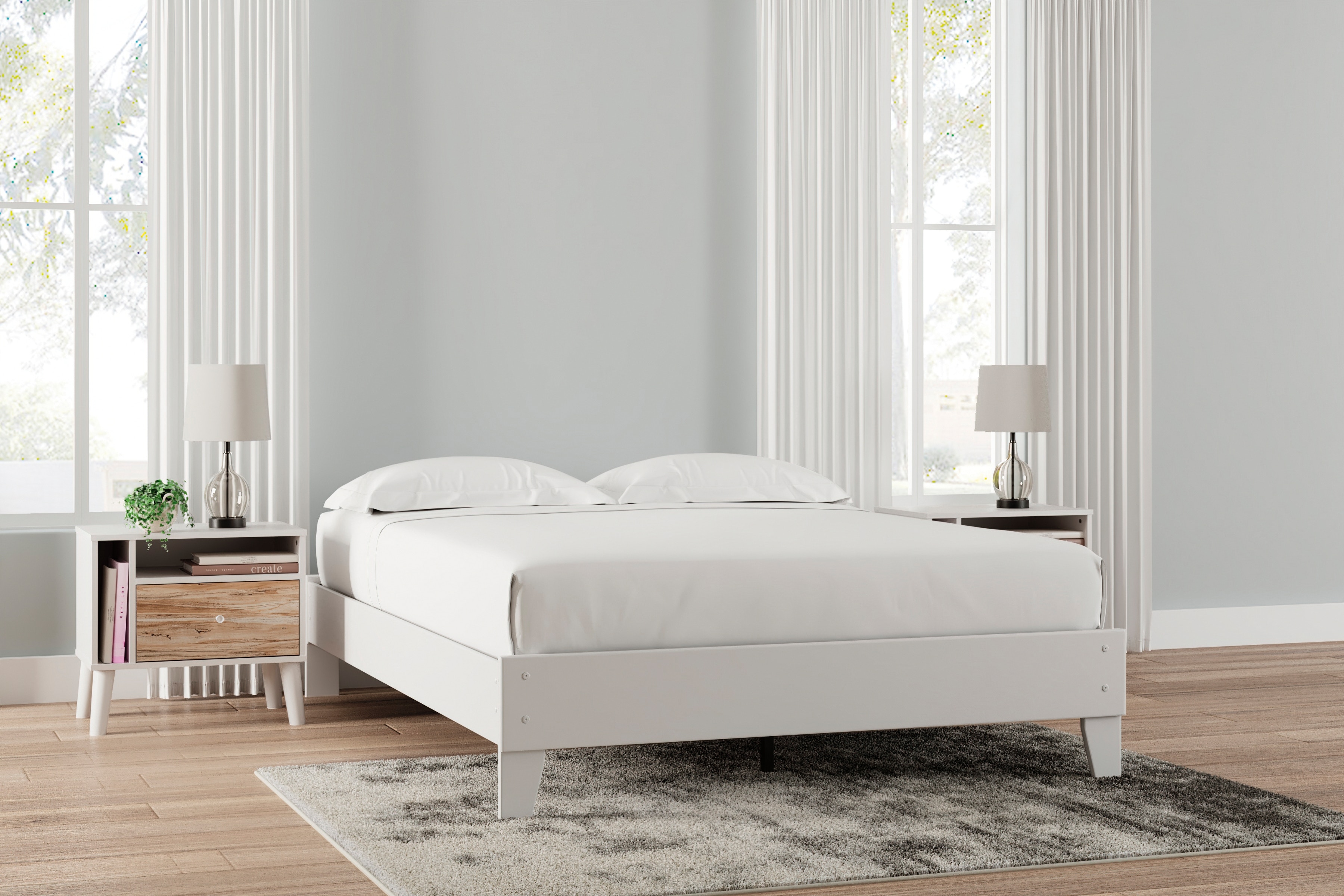 Signature Design by Ashley Bedroom Piperton Queen Platform Bed EB1221 113 King Furniture