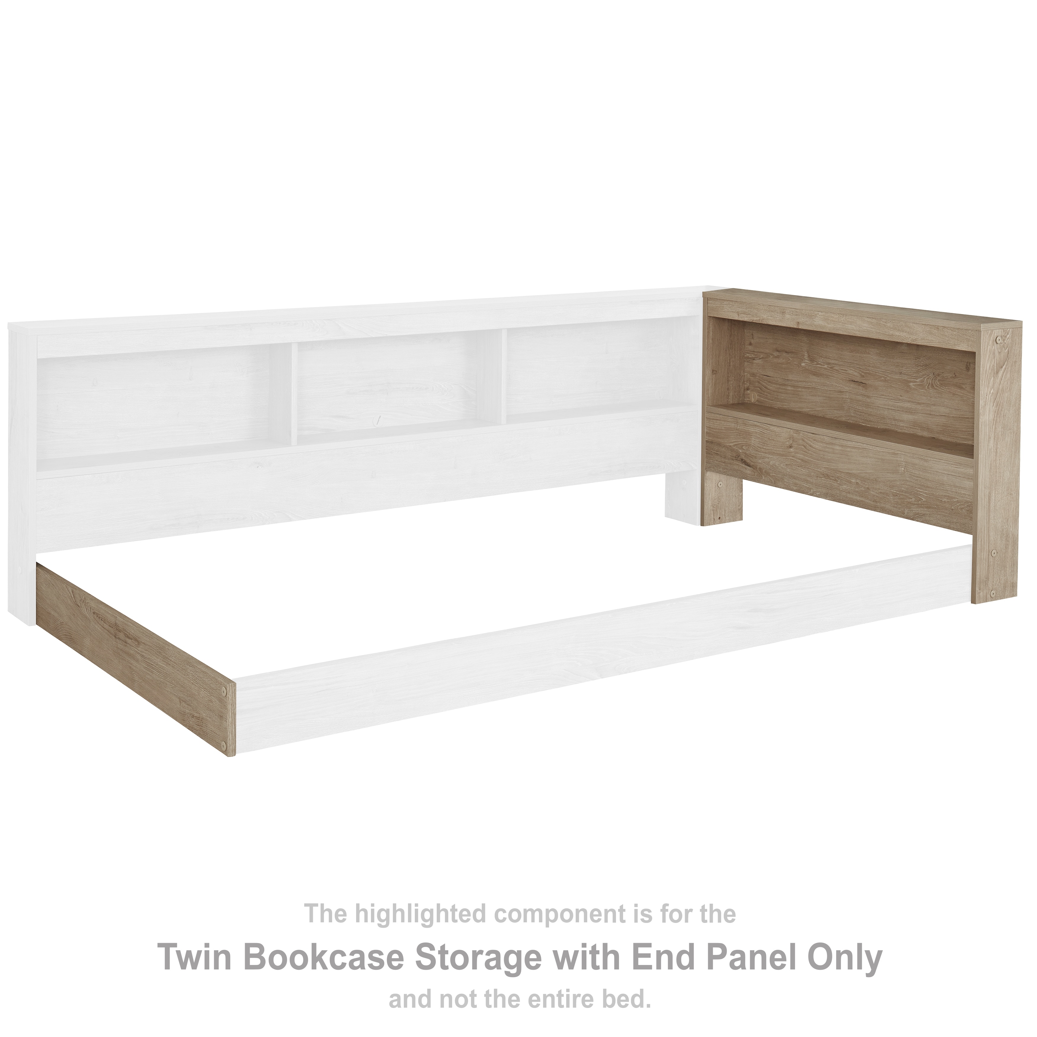 Oliah bookcase deals bed