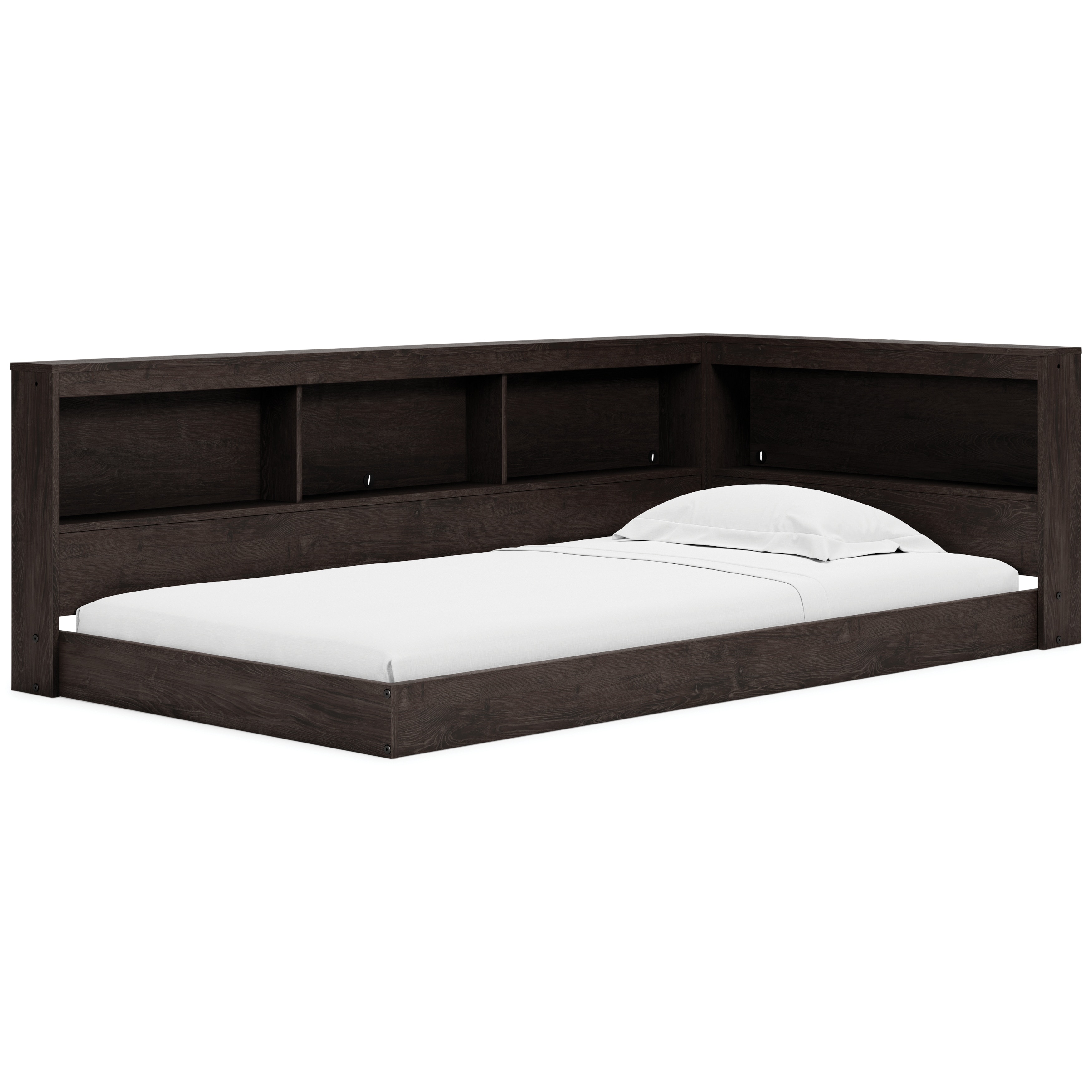 piperton bookcase storage bed