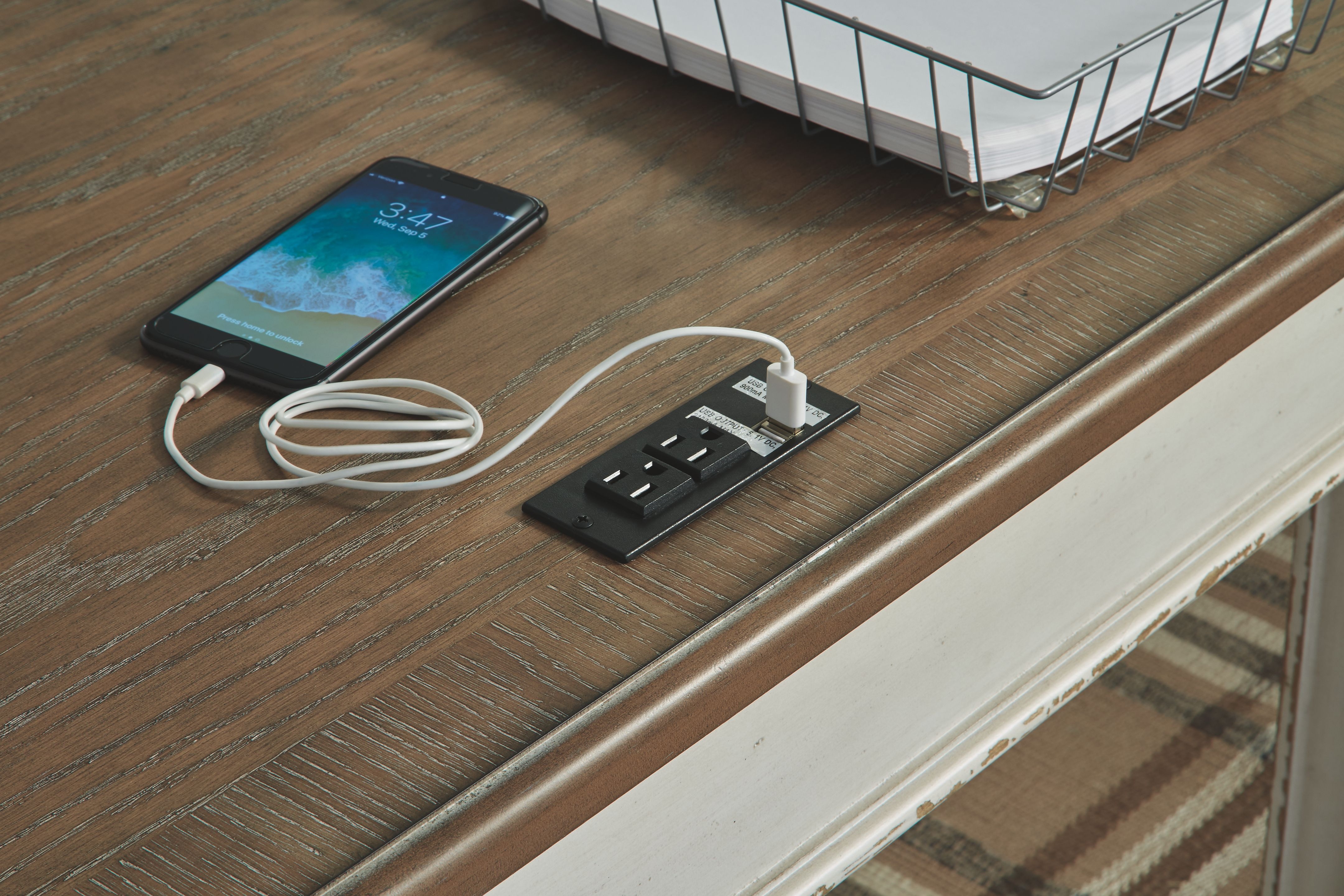 Realyn 60” Home Office Writing Desk by Signature Design by Ashley H74334