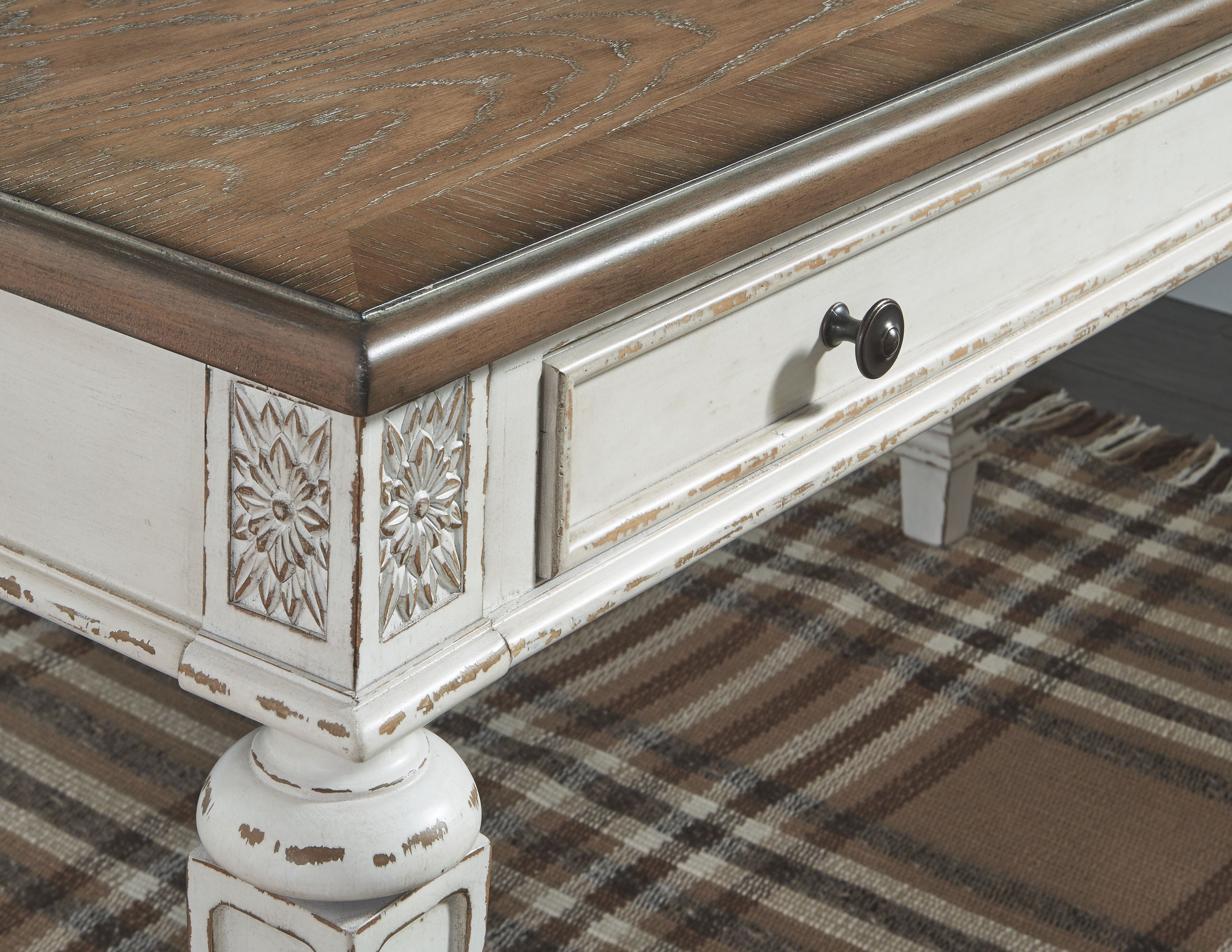 Realyn 2Piece Home Office Lshaped Desk by Signature Design by Ashley