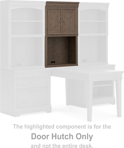 Signature Design by Ashley Janismore Door Hutch H776-41T at Woodstock Furniture & Mattress Outlet