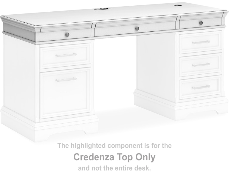 Signature Design by Ashley Kanwyn Credenza Top H777-22T at Woodstock Furniture & Mattress Outlet