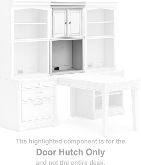 Signature Design by Ashley Kanwyn Door Hutch H777-41T at Woodstock Furniture & Mattress Outlet