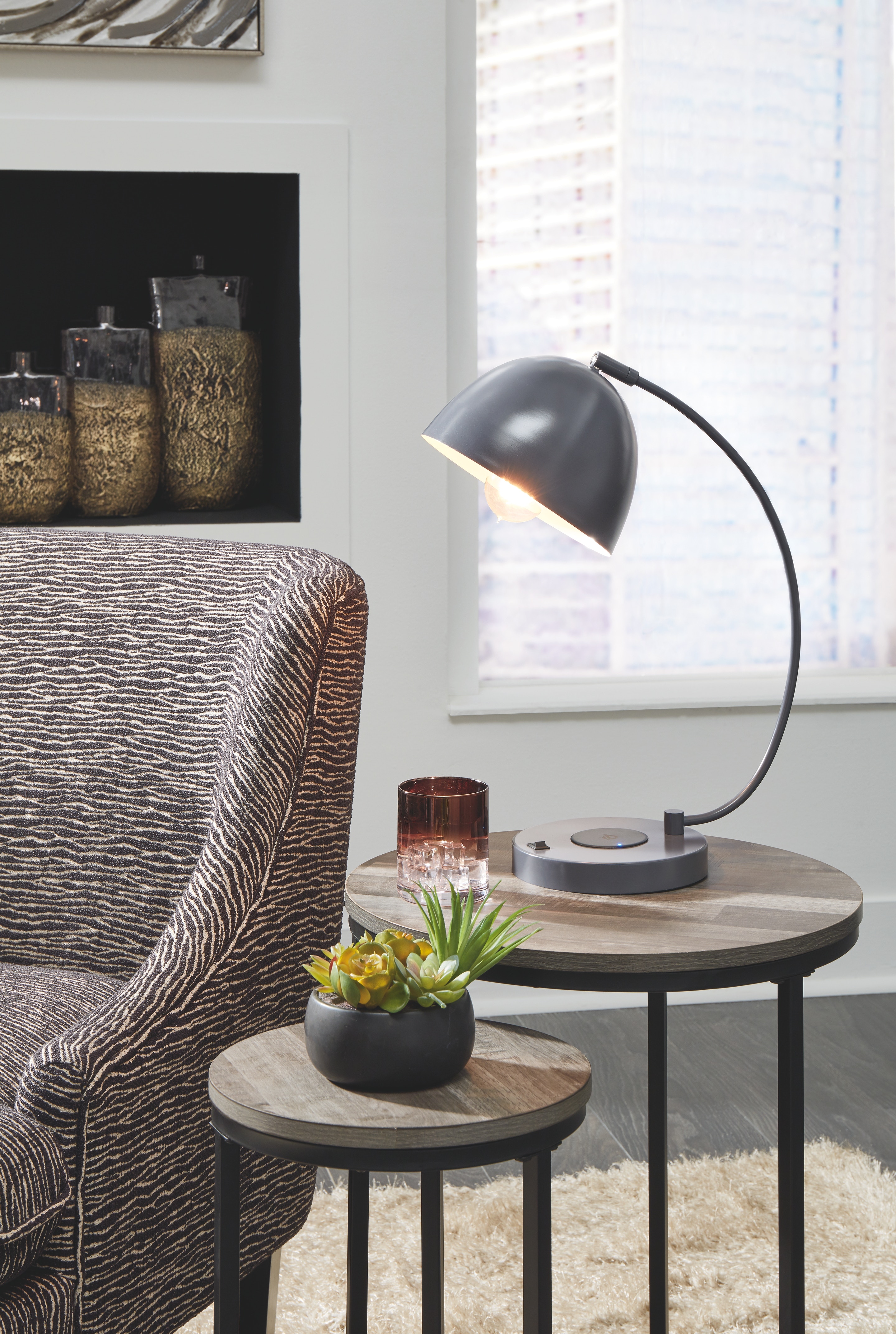 Signature Design by Ashley Table and Floor Lamps Austbeck Desk