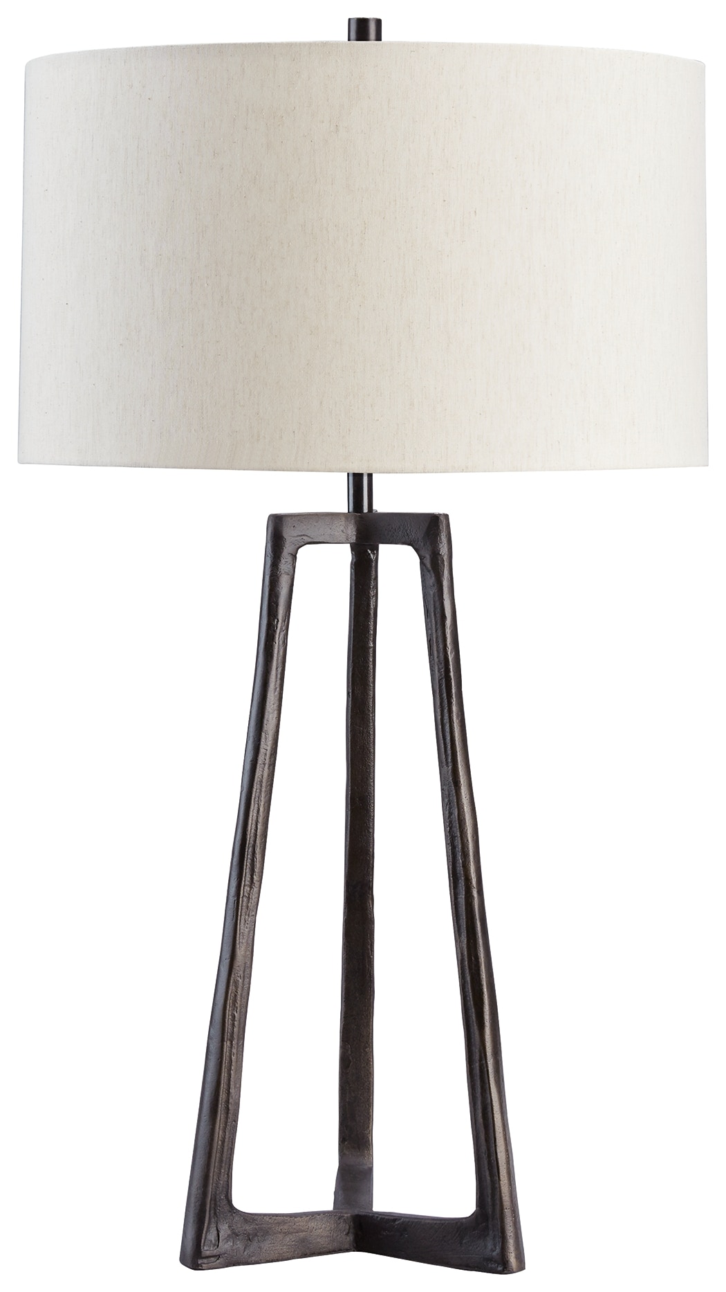 joey tripod grey table lamp