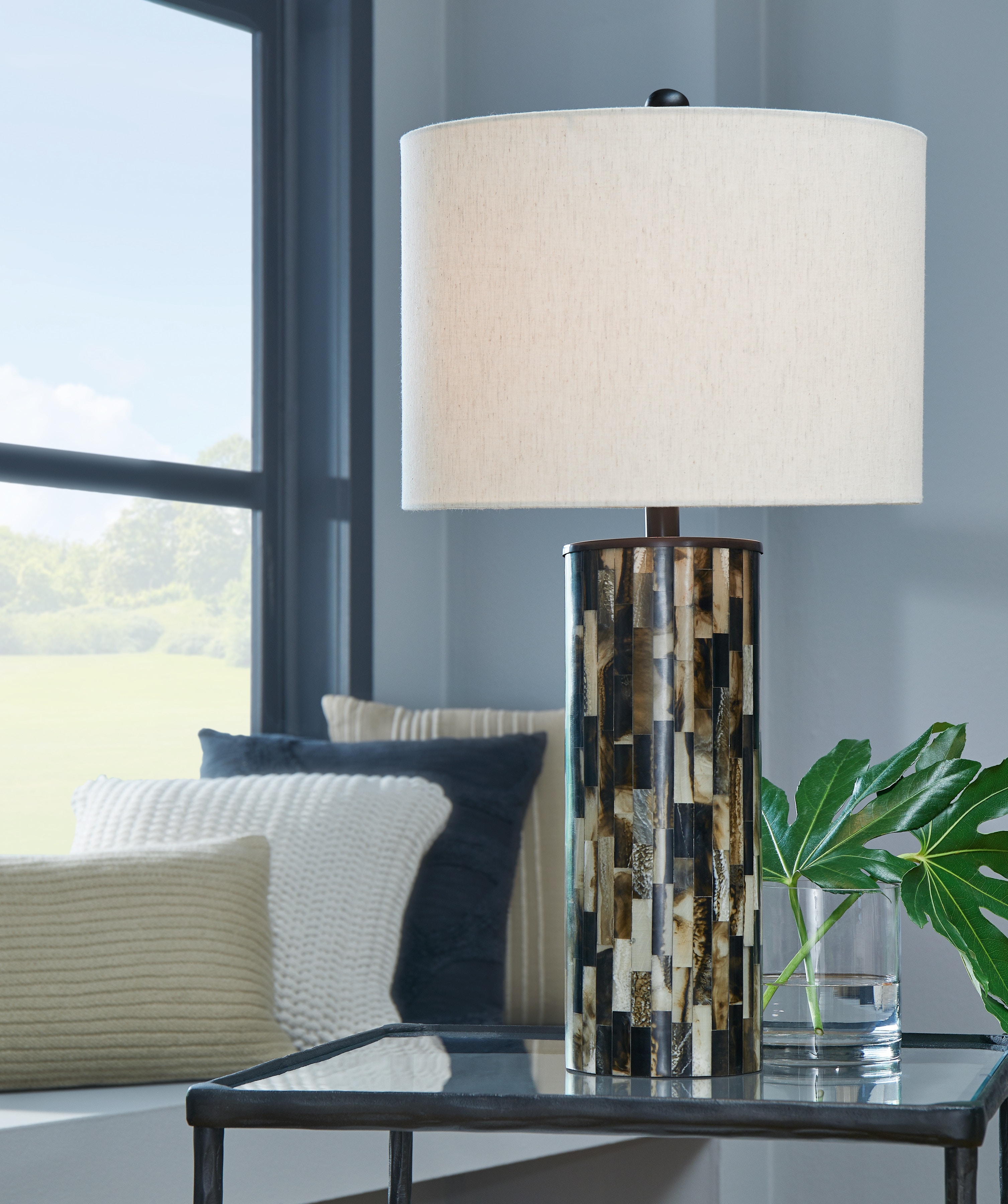 Signature Design by Ashley Table and Floor Lamps 2-Piece