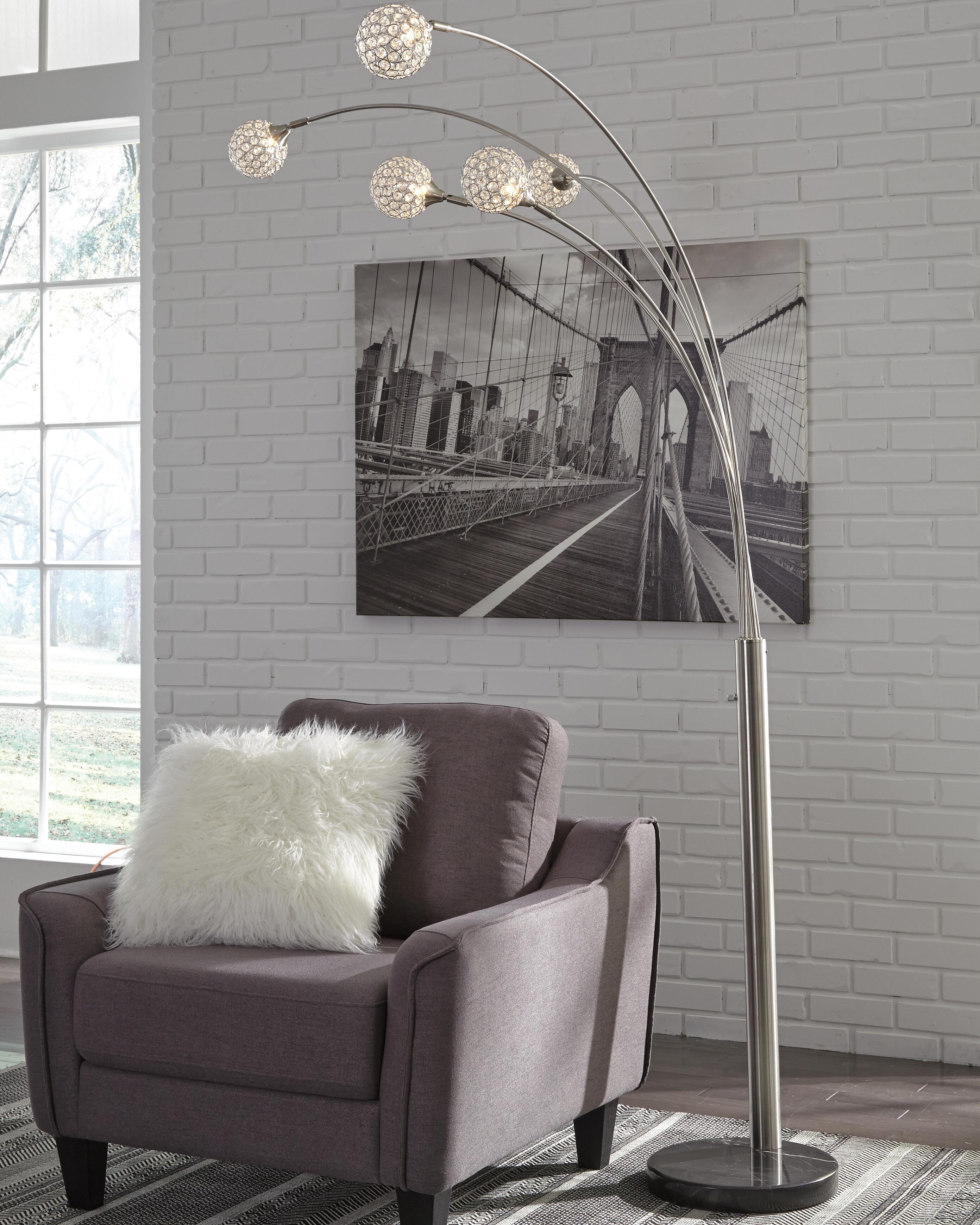 Signature Design by Ashley Table and Floor Lamps Winter Arc Lamp
