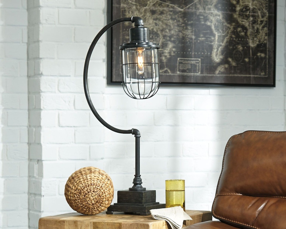 Signature Design by Ashley Lamps and Lighting Jae Desk Lamp L734232 - Smith Village Home