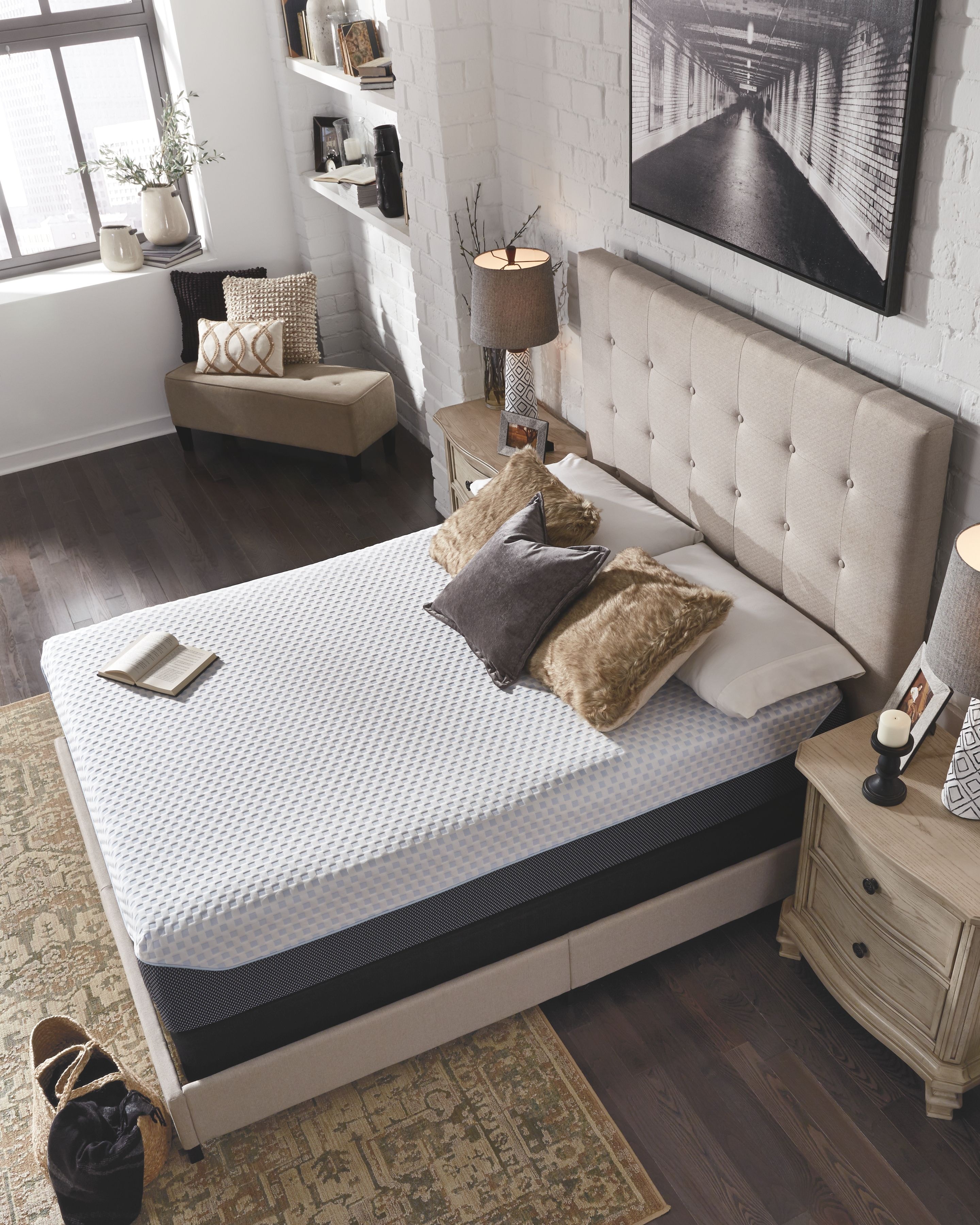 Sierra Sleep Mattresses 12 Inch Chime Elite Queen Memory Foam Mattress ...