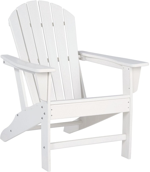 Signature Design by Ashley Sundown Treasure White Outdoor Adirondack Chair ASP011-898