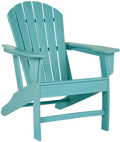 Signature Design by Ashley Sundown Treasure Turquoise Outdoor Adirondack Chair ASP012-898