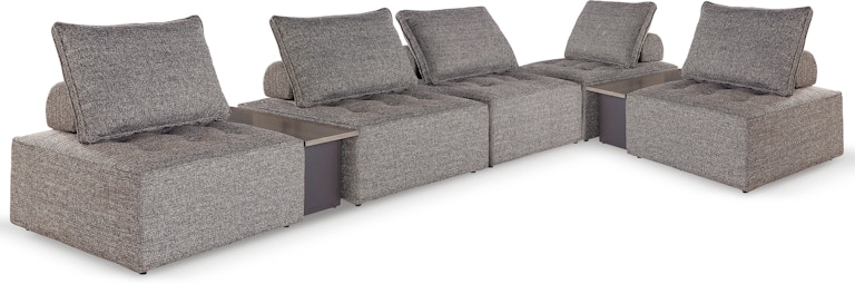 Signature Design by Ashley Bree Zee 7-Piece Outdoor Modular Seating P160P13