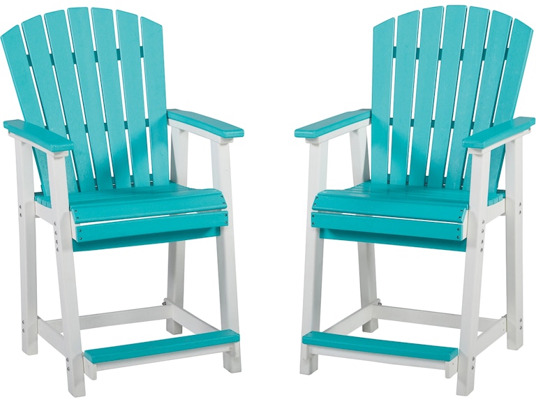 Signature Design by Ashley Eisely Outdoor Counter Height Bar Stool (Set of 2) P208-124 P208-124
