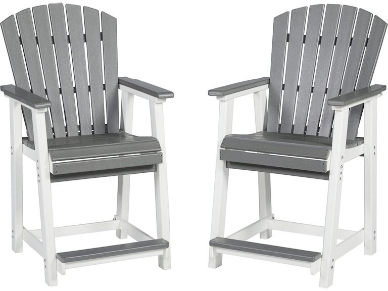 Signature Design by Ashley Transville Outdoor Counter Height Bar Stool (Set of 2) P210-124 P210-124