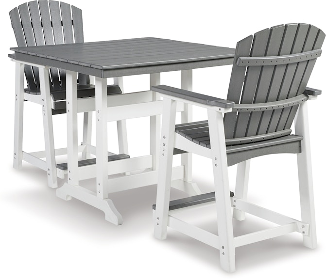 Signature Design by Ashley Transville Outdoor Counter Height Dining Table with 2 Barstools P210P3 P210P3
