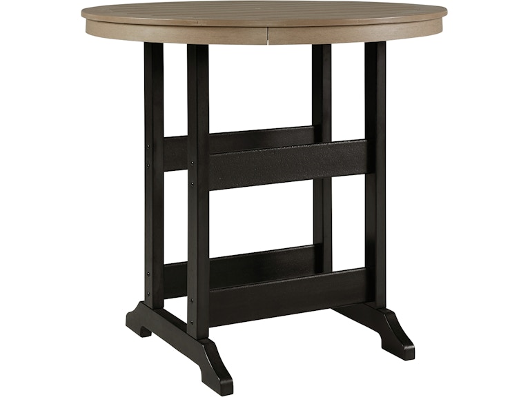 Signature Design by Ashley Fairen Trail Two-Tone Outdoor Round Bar Table P211-613 260616482